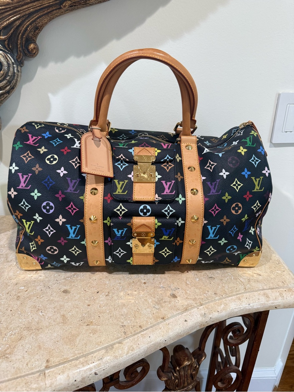 Louis Vuitton Muramaki Multicolor Keepall 45